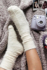 Kuschelige Mohairsocken